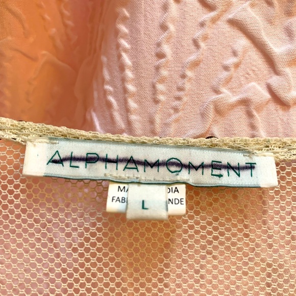 Anthropologie Alpha Moment Beaded Bohemian Blouse - Picture 3 of 4